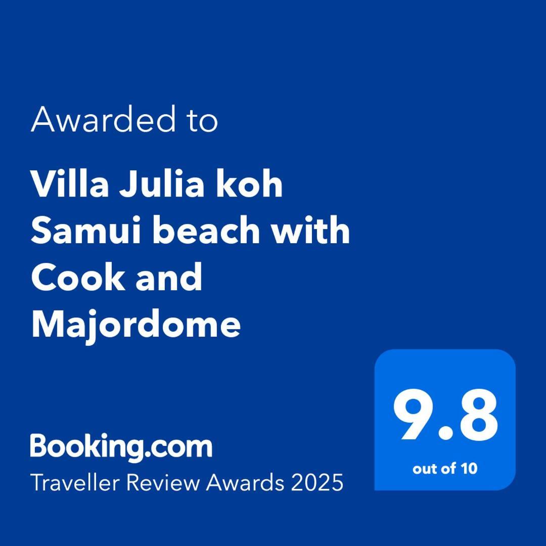 Villa Julia Koh Samui Beach With Cook And Majordome Lamai Exteriér fotografie